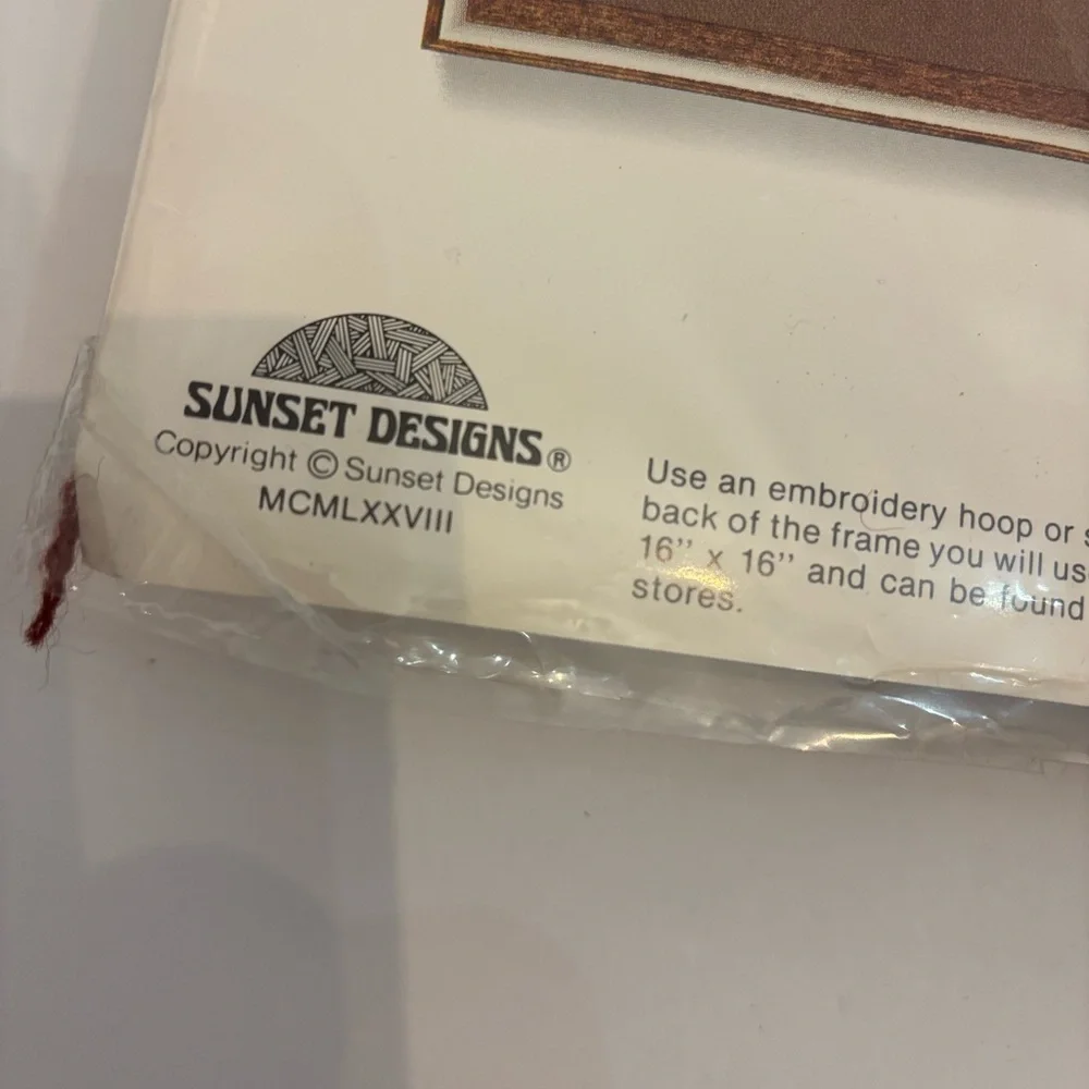 Vintage Sunset Stitchery Christmas Wreath Cross Stitch Kit-Nature’s Wreath
